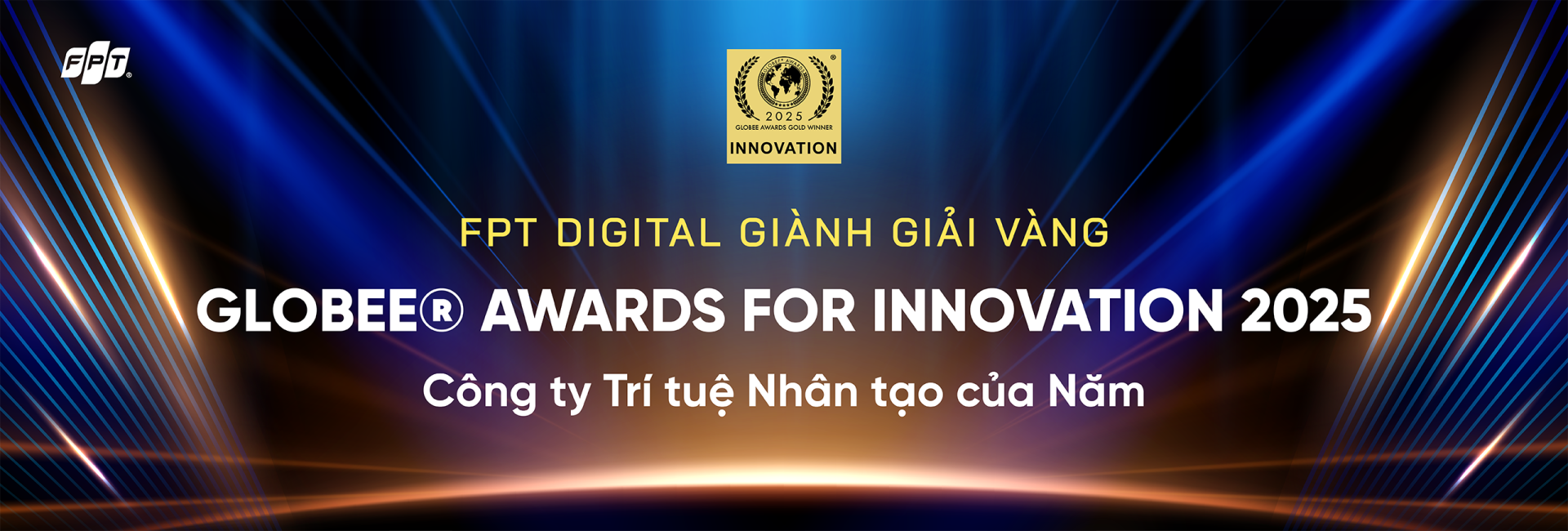 FPT đạt giải Gold Doanh nghiệp Trí tuệ nhân tạo của Năm tại Globee® Awards 2025